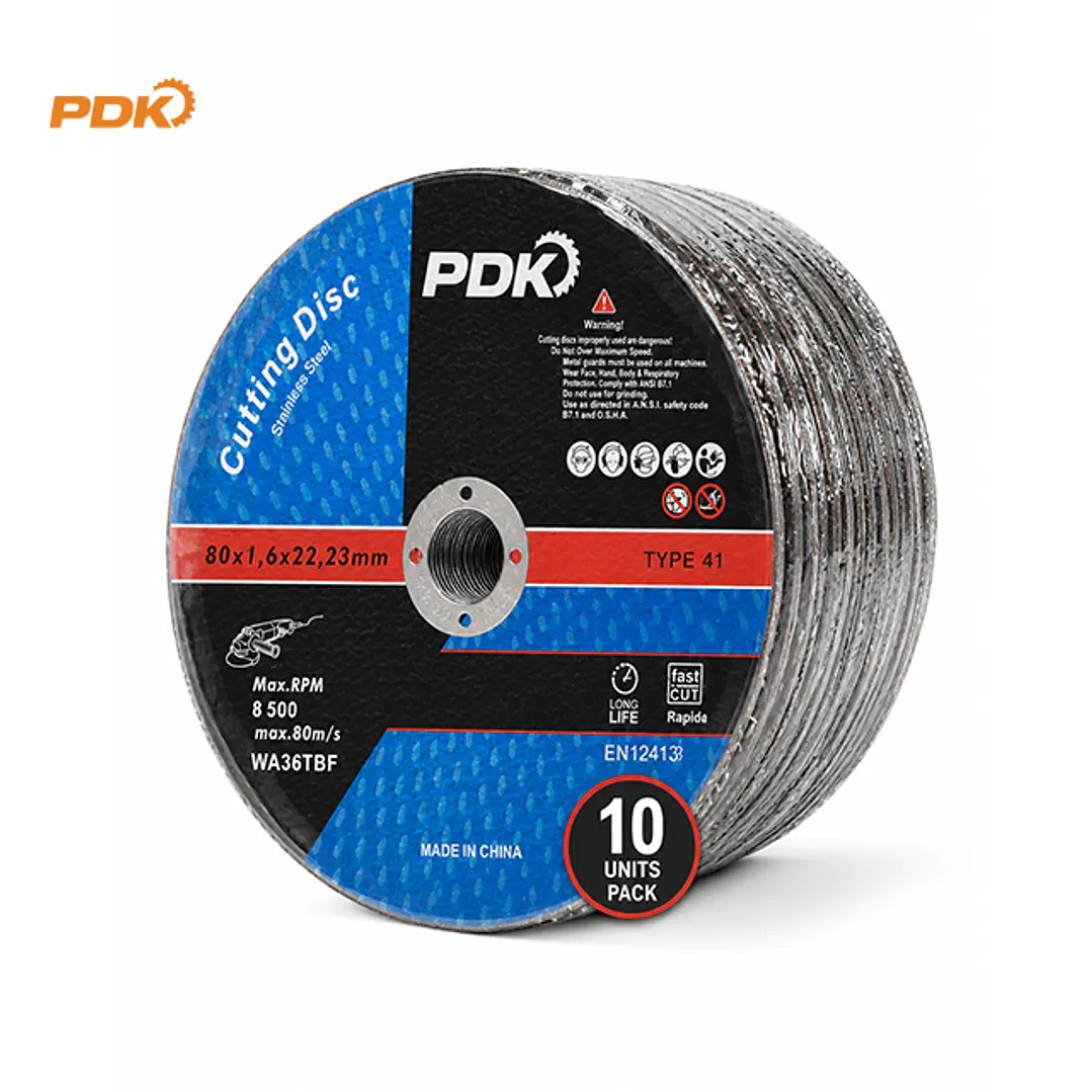 Disco de corte 180x1.6mm PDK (10 Unidades) 2