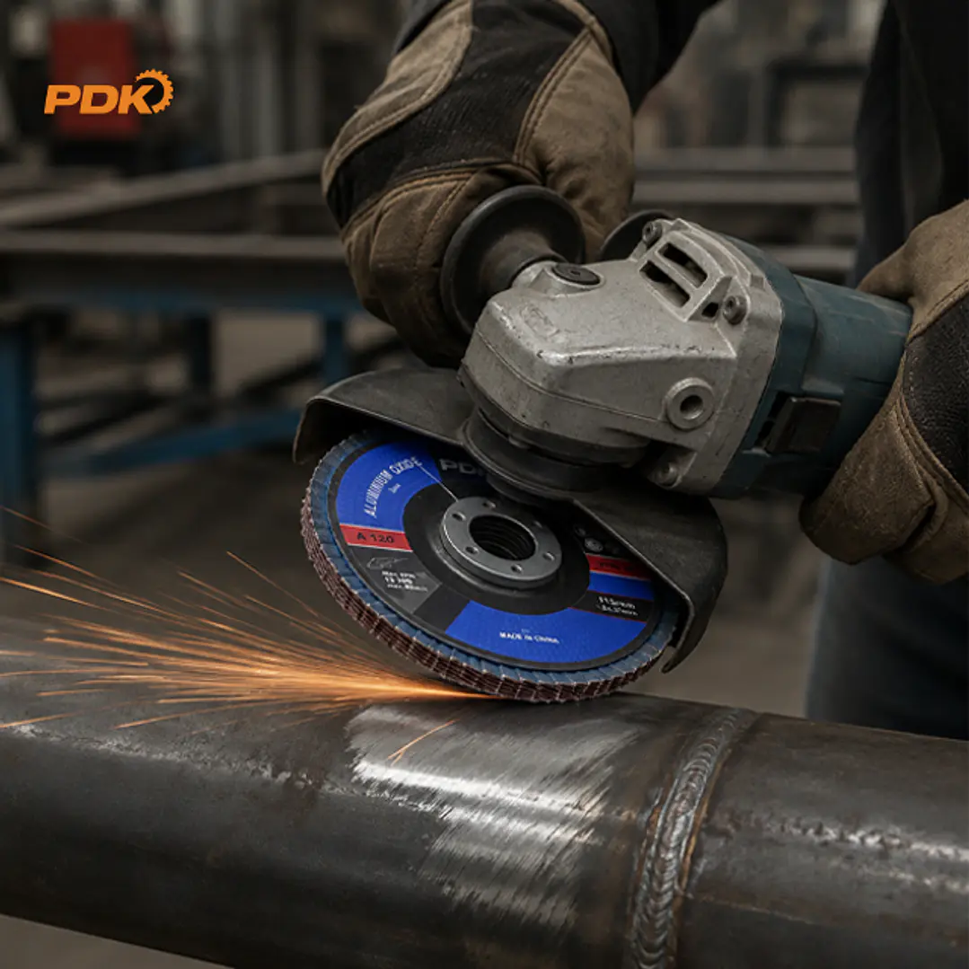 Disco de pulir grano 120 PDK 115mm (10 Unidades) 4