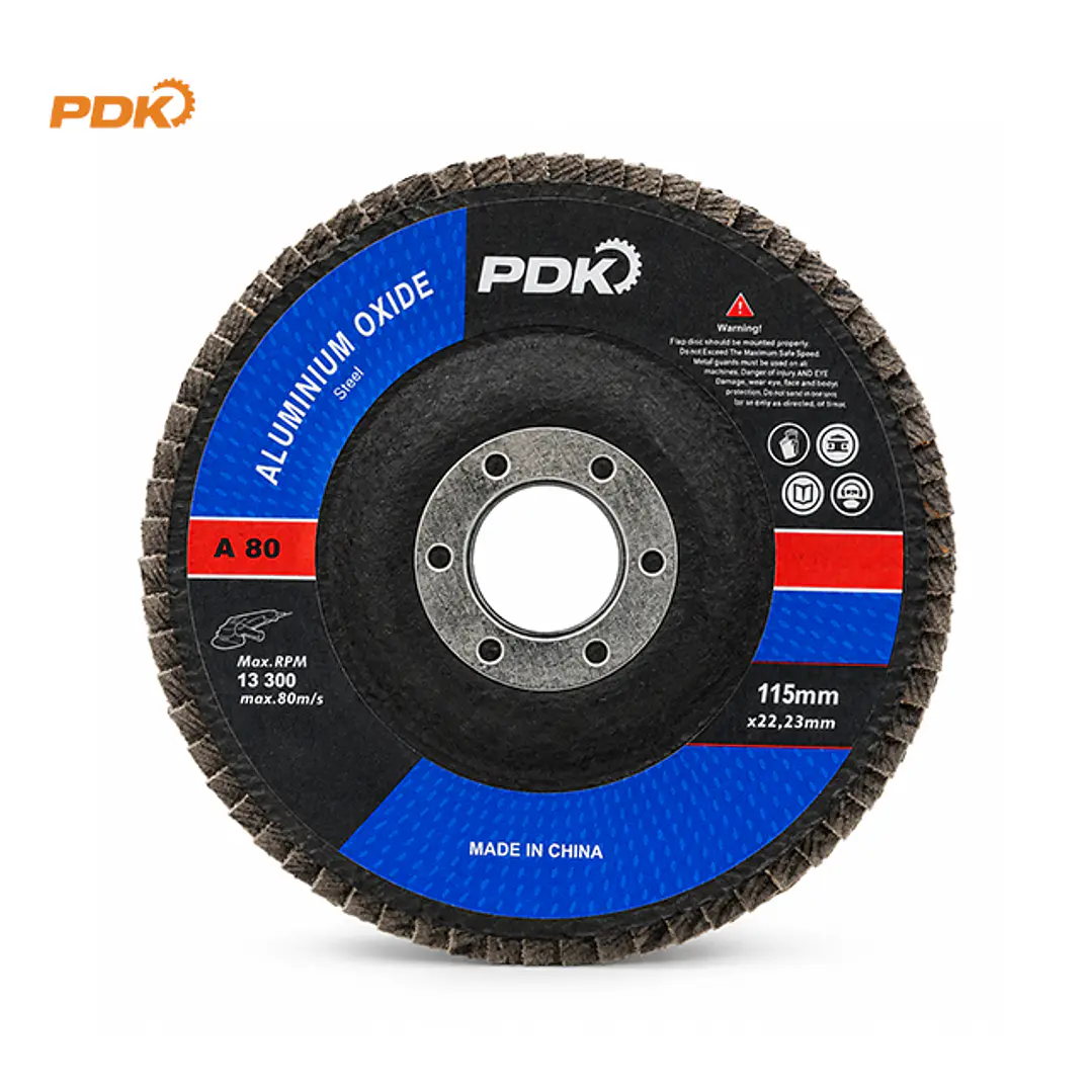 Disco de pulir grano 80 PDK 115 mm (10 Unidades) 1