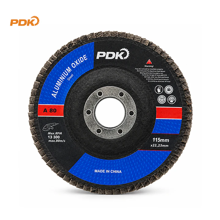 Disco de pulir grano 80 PDK 115 mm (10 Unidades) 1