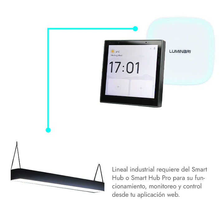 Lámpara lineal inteligente Borelli 2