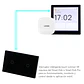 Interruptor inteligente touch 2 botones Negro - Miniatura 2