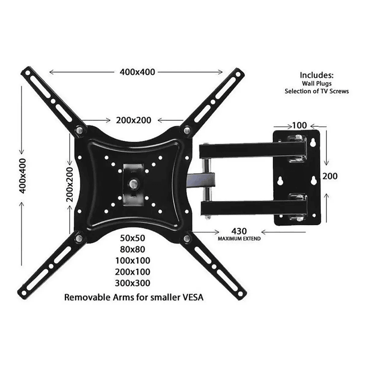 soporte movil para tv smart 14