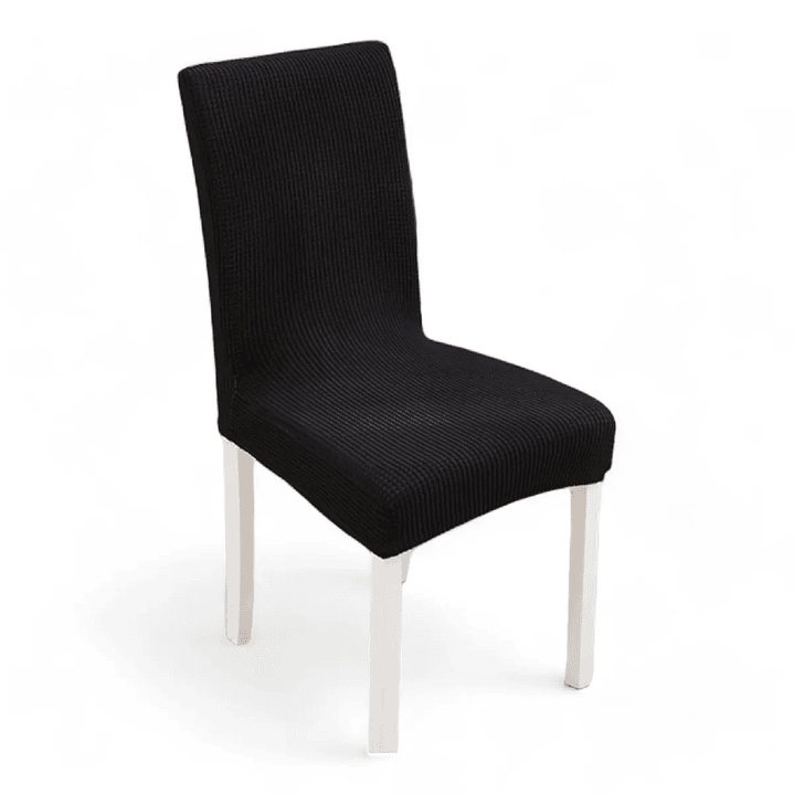 pack 6 fundas de sillas texturizadas tela cuadrille 3