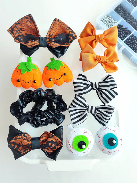 Set Accesorios "Halloween Naranja"