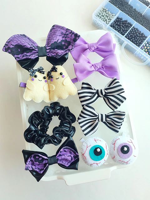 Set Accesorios "Halloween Lila"