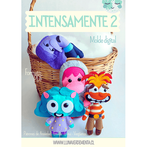 Molde digital "Intensamente 2"