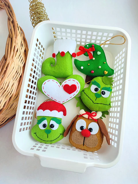 Set "Navidad verde Grinch"