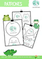 Molde Digital PDF | Títeres de Dedo – Colección Animalitos - Miniatura 2