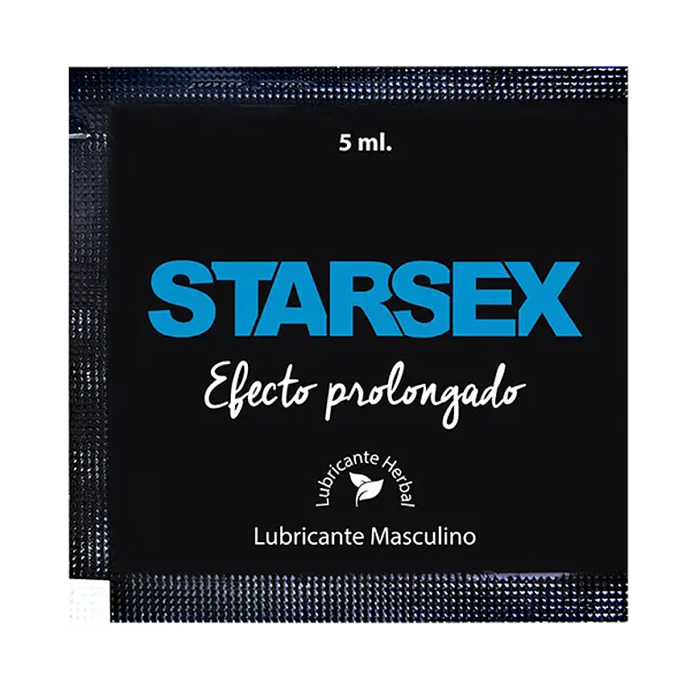 Lubricante Retardante Masculino Starsex Sachet 5 ml 1