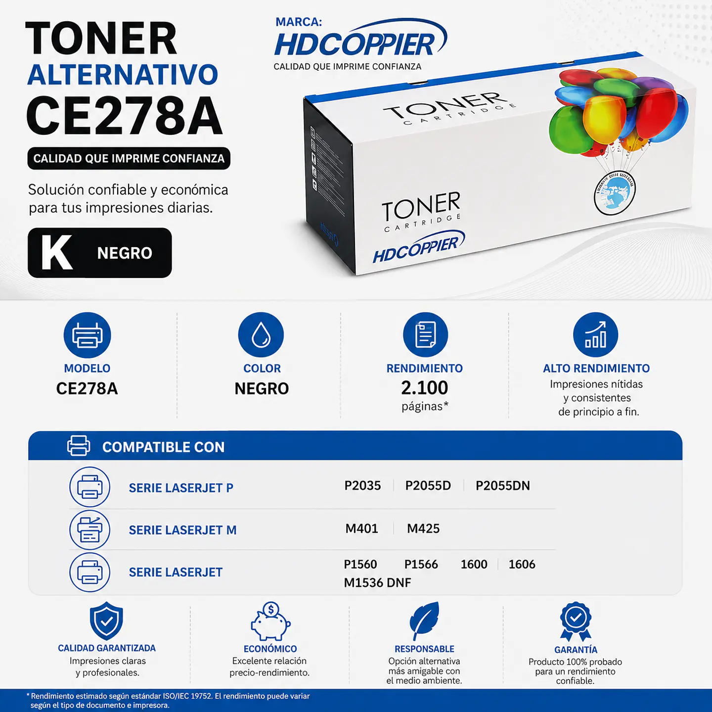 Cartucho Laser CE278A (78A) 1