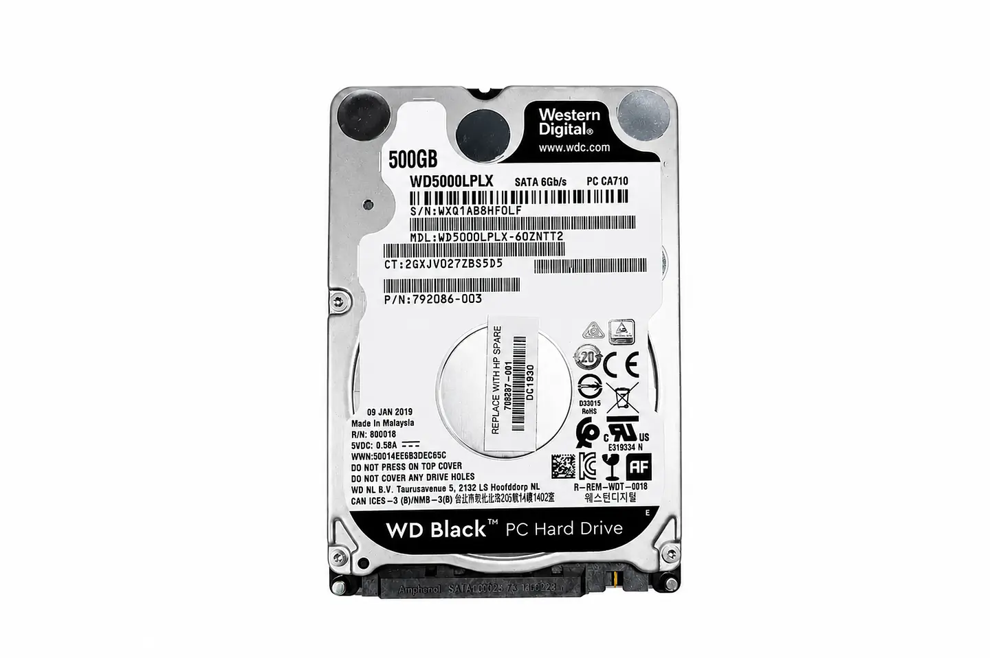 Disco Duro Western Digital WD Black 500GB WD5000LPLX (Como Nuevo) 1