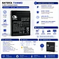 Bateria 6V AH/20HR RECARGABLE MARCA TIANWEI (Nuevo) - Miniatura 2