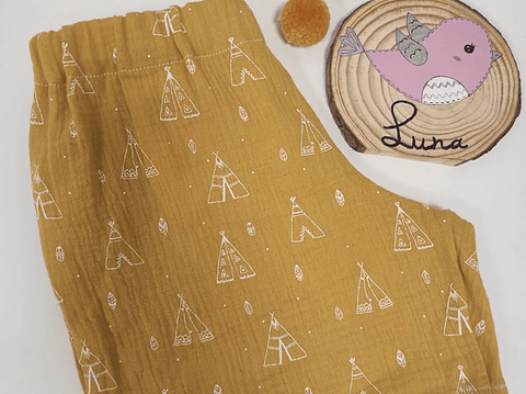 Calção Musselina Tipi