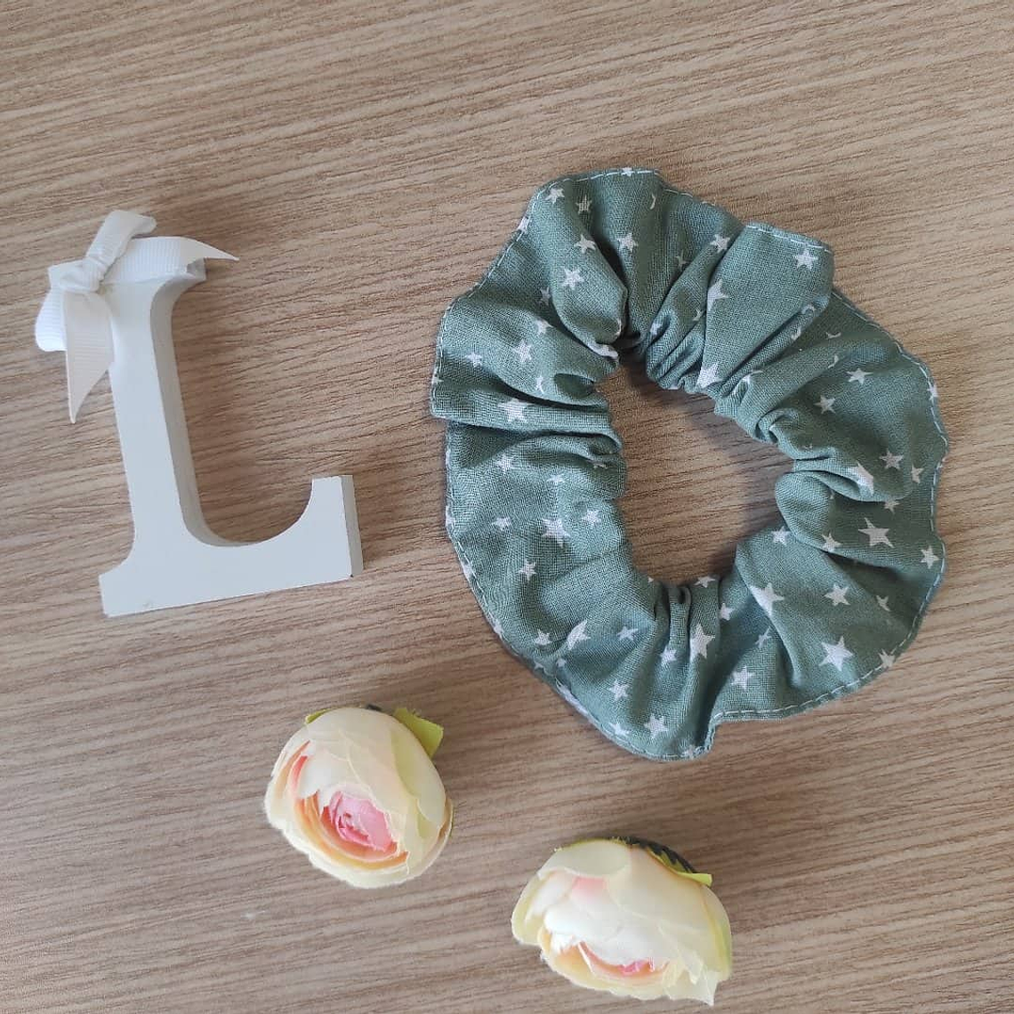 Scrunchie Céu Esverdeado 1