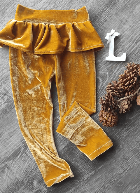 Leggings Outono Veludo | 4 anos