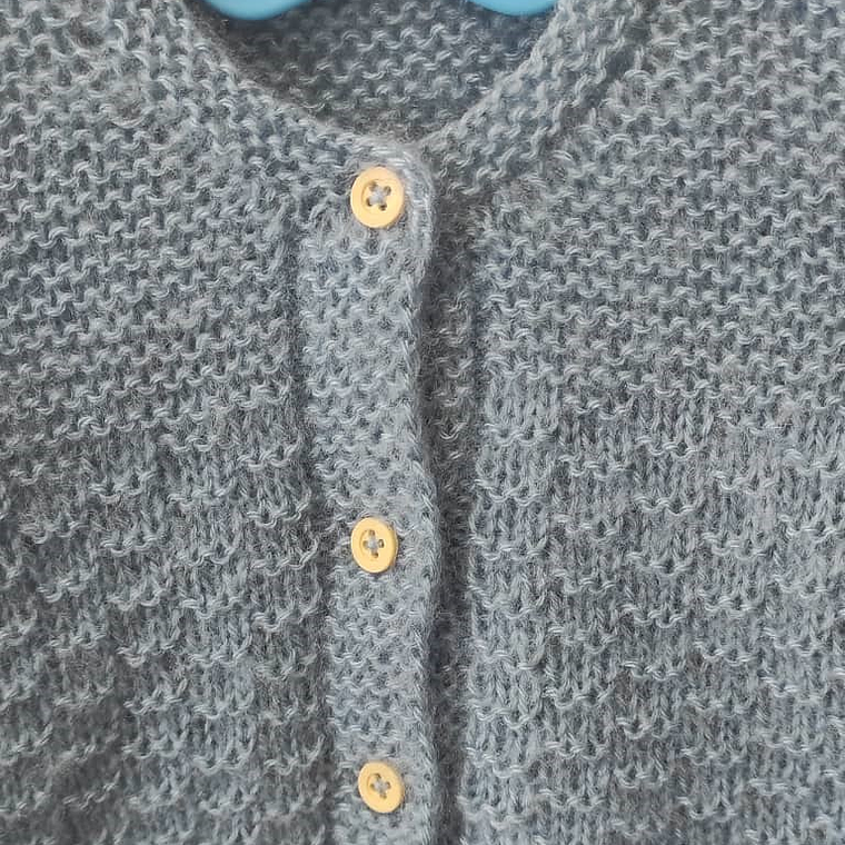 Casaquinho de Malha Azul Ganga 3