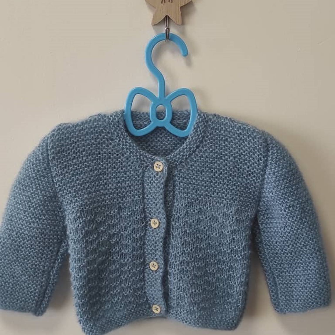 Casaquinho de Malha Azul Ganga 1