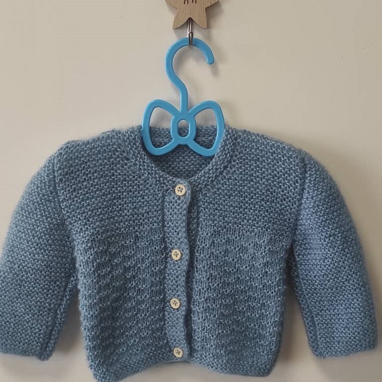 Casaquinho de Malha Azul Ganga 1