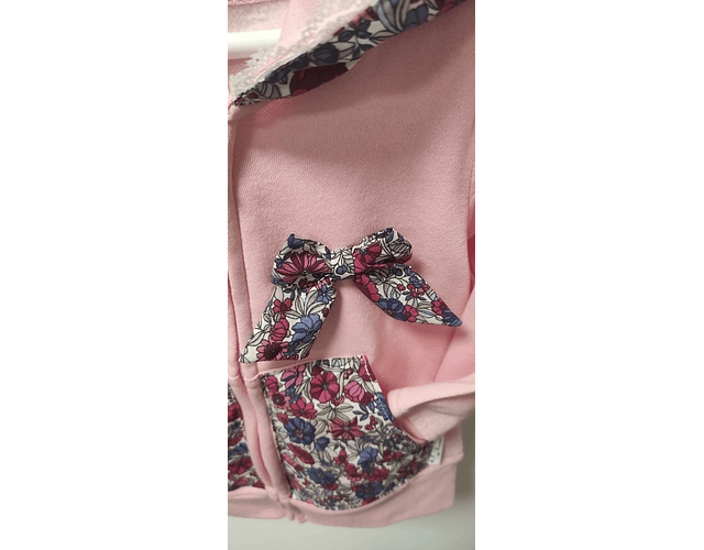 Casaco Hoddie Floral | 1-2 anos