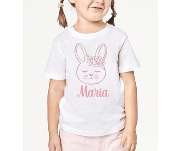 T-shirt Coelhinha Rosa