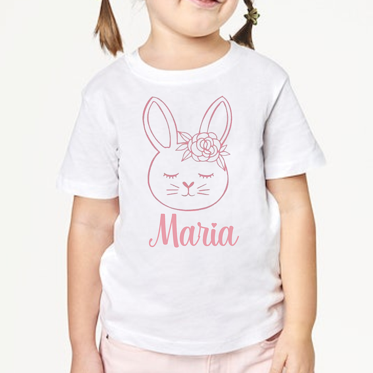 T-shirt Coelhinha Rosa 1