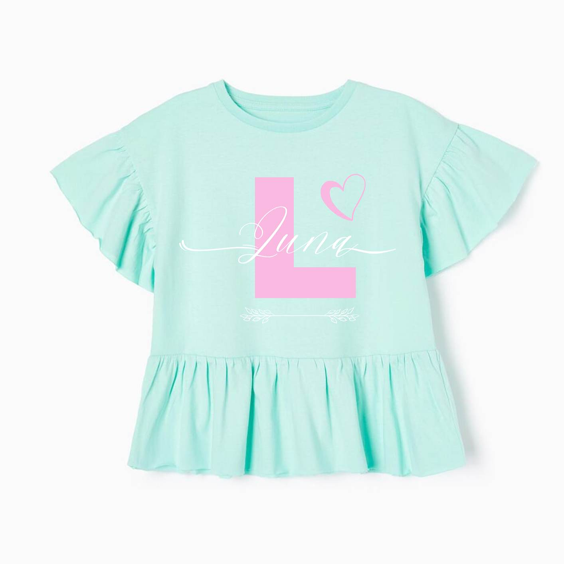 T-shirt com Inicial 2