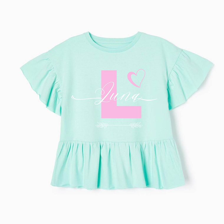 T-shirt com Inicial 2