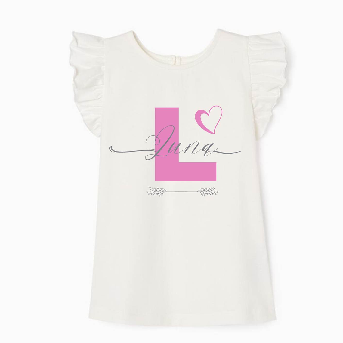 T-shirt com Inicial 3