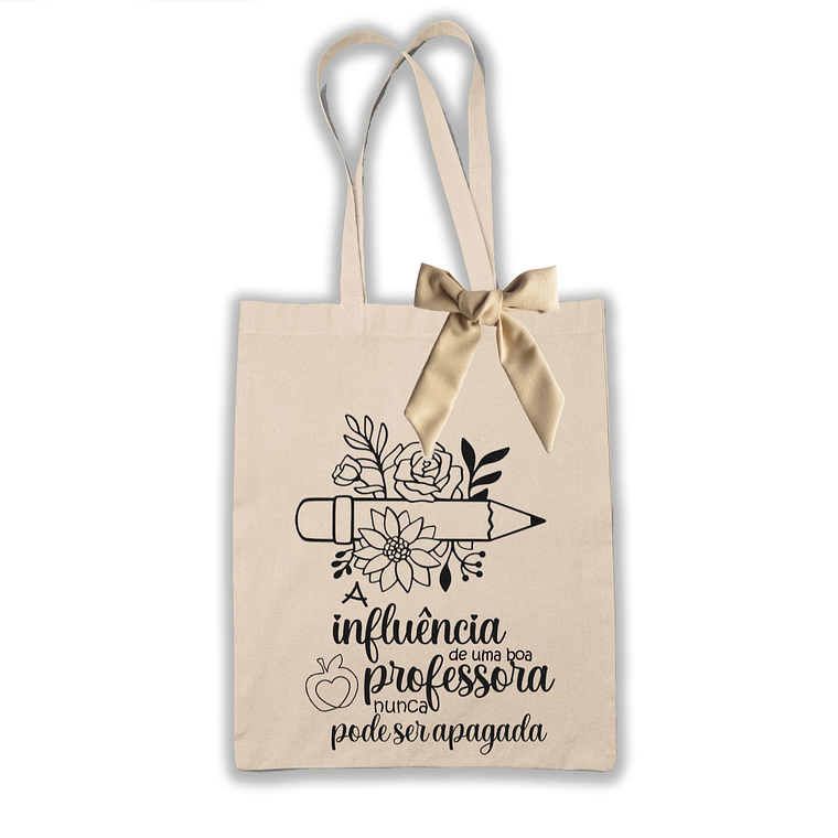 Tote Bag Lápis Floral  1