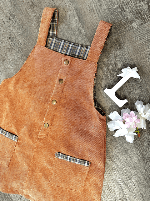 Vestido "Folhas de Outono" | 2-3 anos