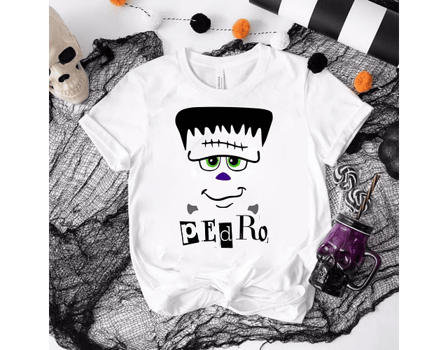 T-shirt Frankenstein  Menino