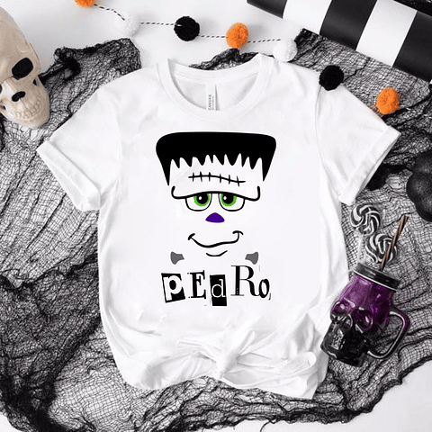 T-shirt Frankenstein  Menino