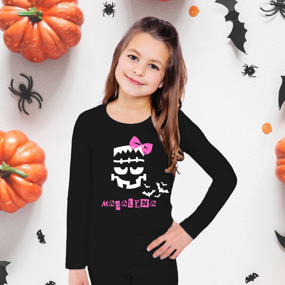 T-shirt Frankenstein  Menina 1