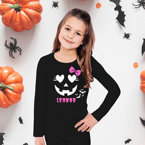 T-shirt Carinha Abóbora