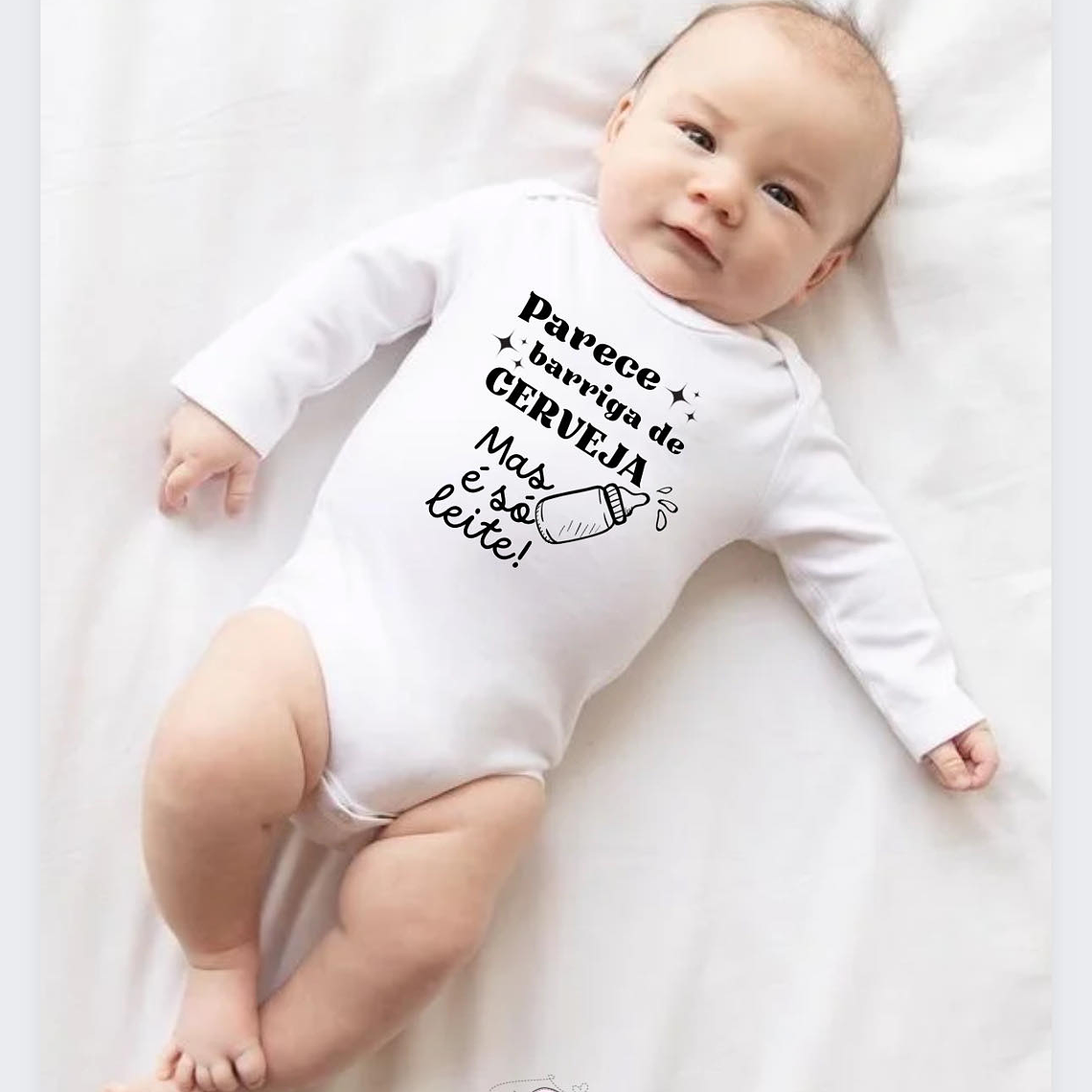 Body Parece barriga de cerveja Bebé 1