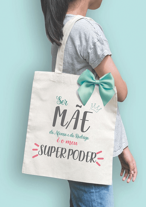Tote Bag Mãe Super Poder