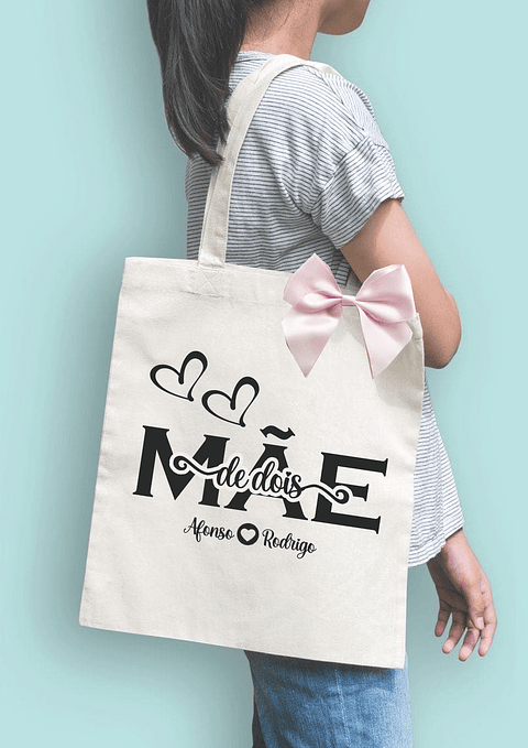 Tote Bag Mãe de dois