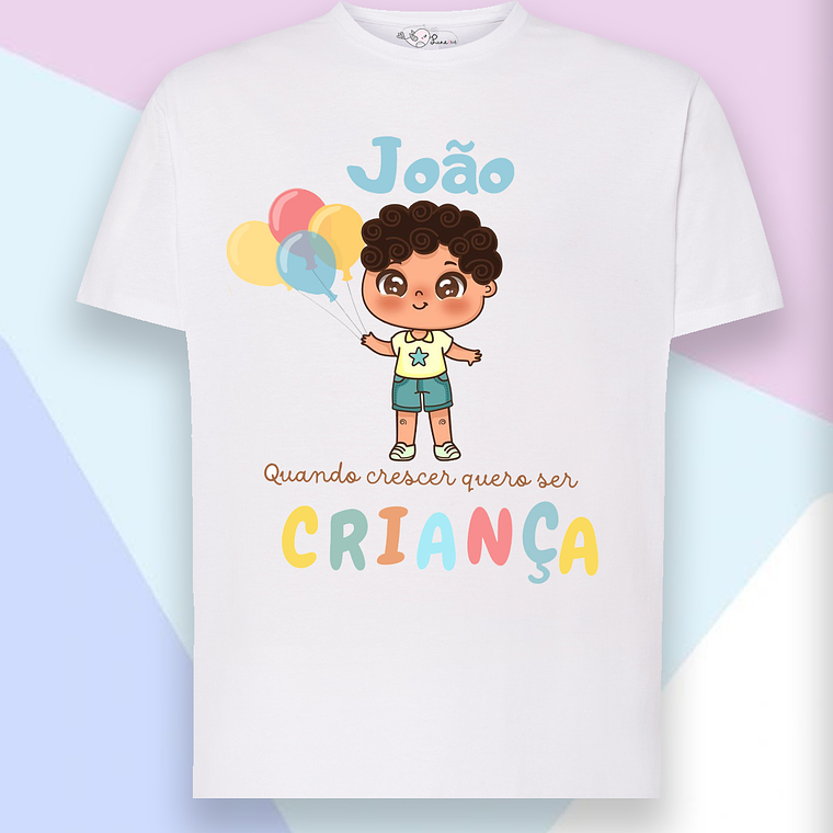 T-shirt Quero ser criança 4