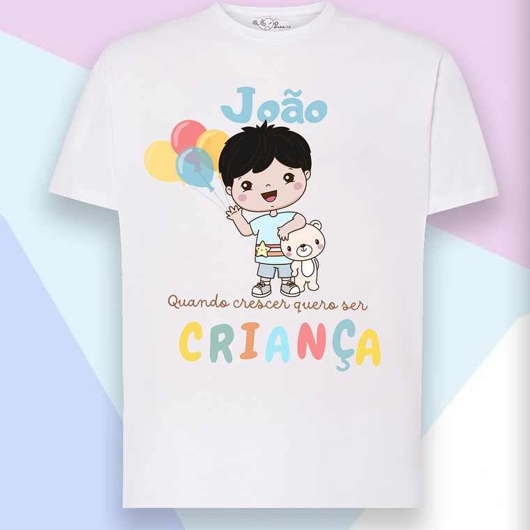 T-shirt Quero ser criança 5