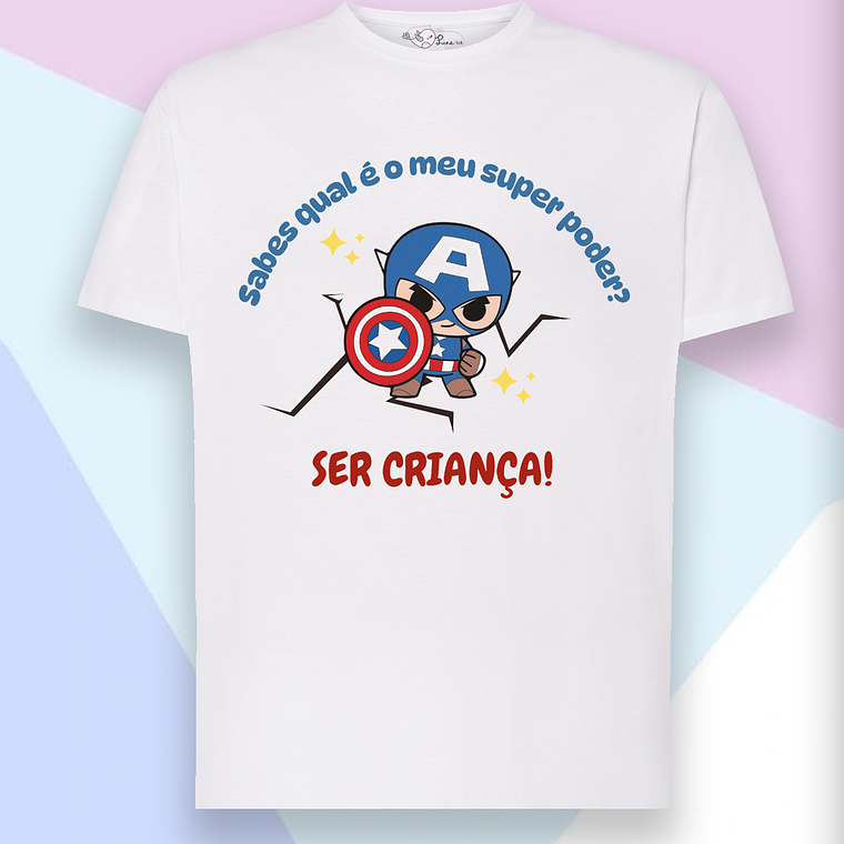 T-shirt super Herói 4