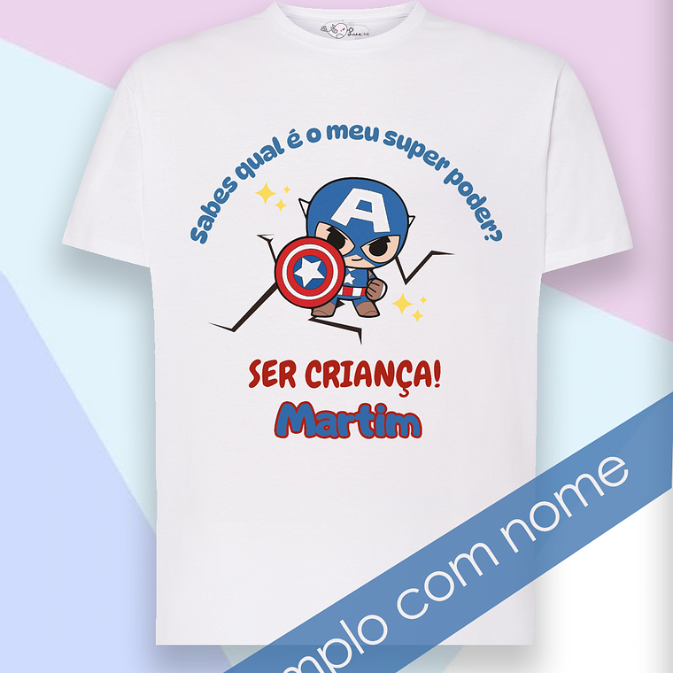 T-shirt super Herói 5