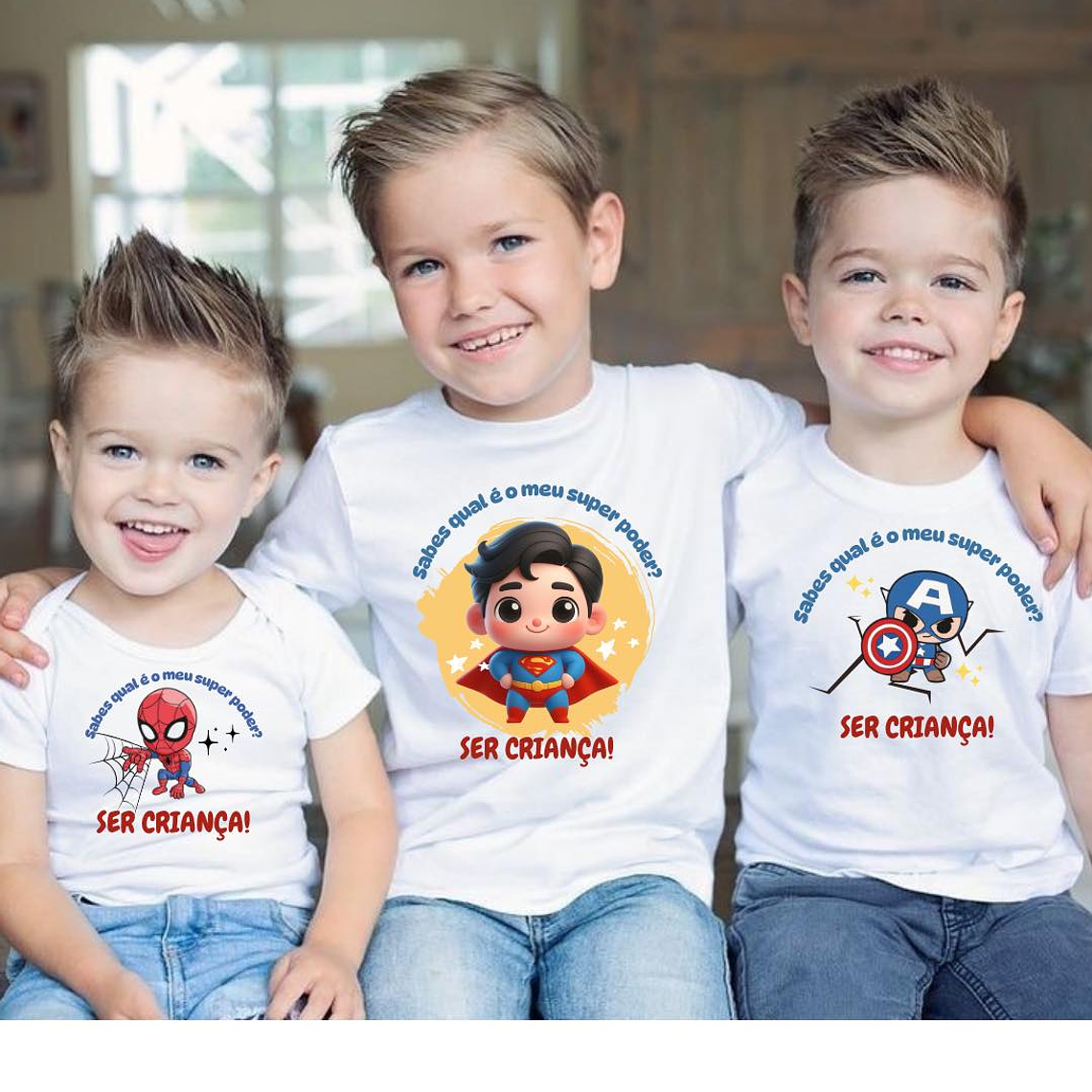 T-shirt super Herói 1