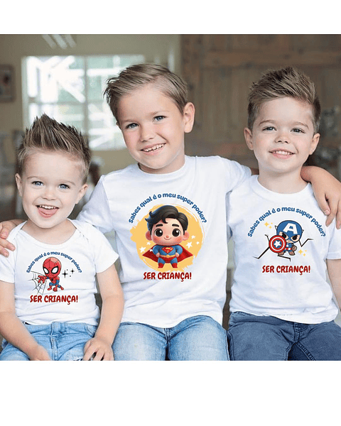 T-shirt super Herói