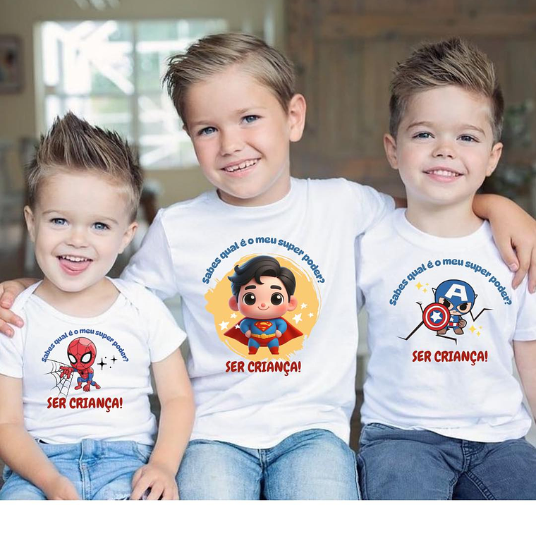 T-shirt super Herói 1