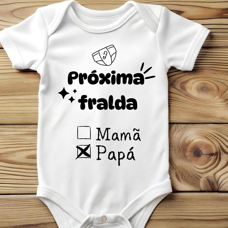 Body Próxima fralda 1