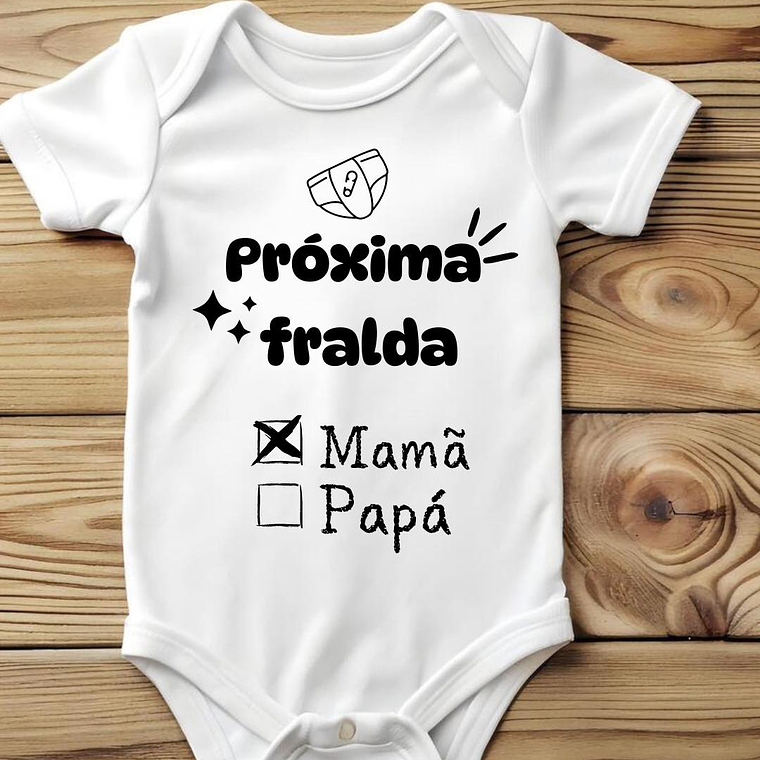 Body Próxima fralda 2