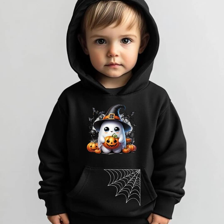 Sweatshirt Fantasminha e Abóbora 1