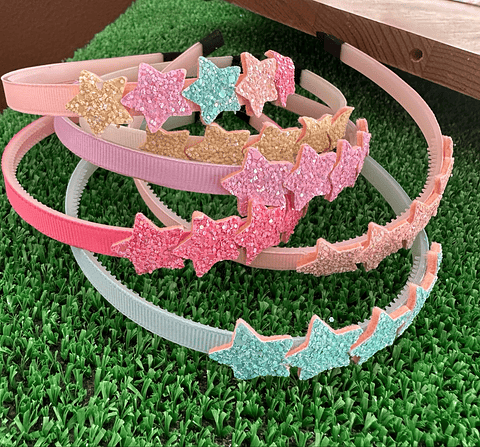 Bandoletes Glitter Estrelas