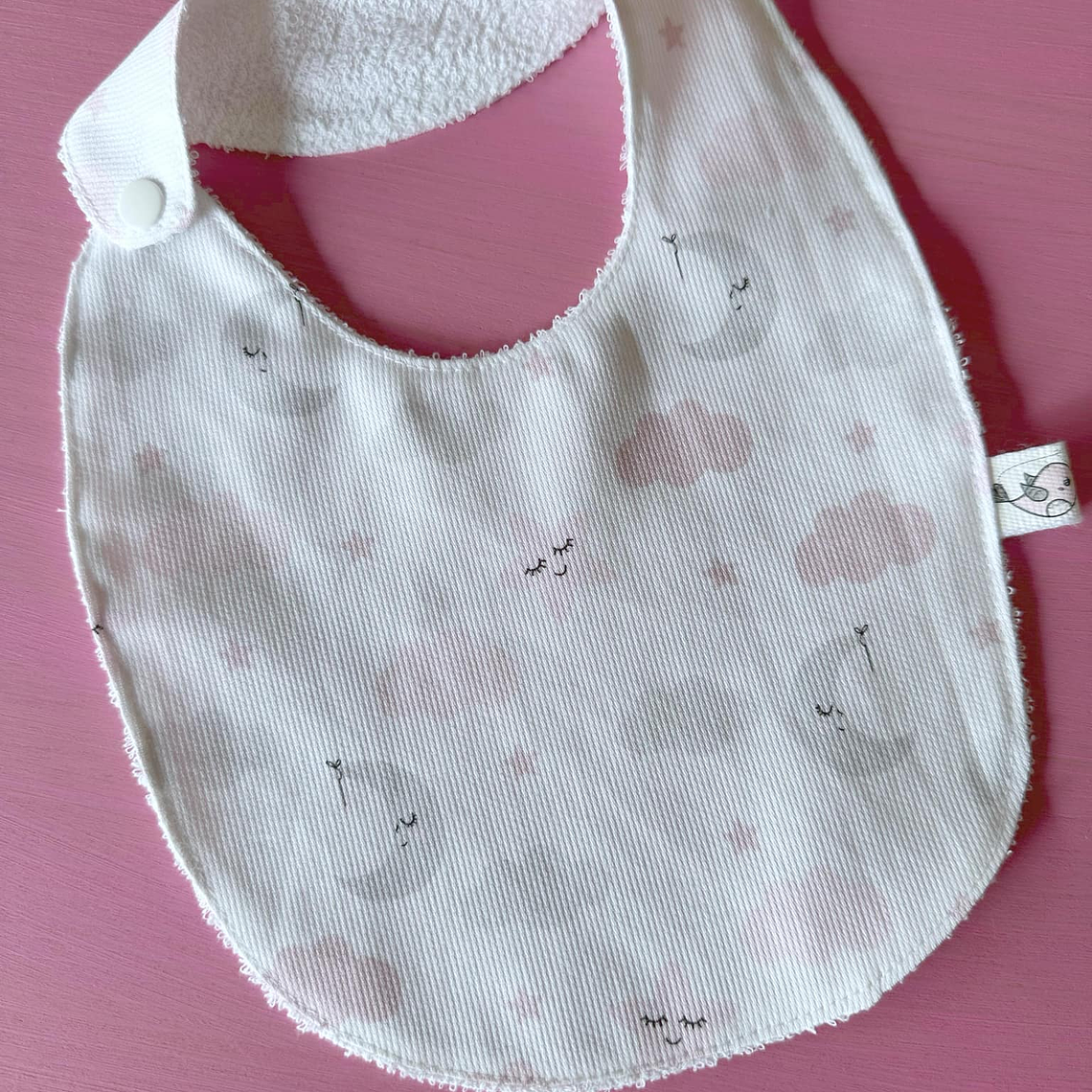 Babete Nuvens Rosa | S 1